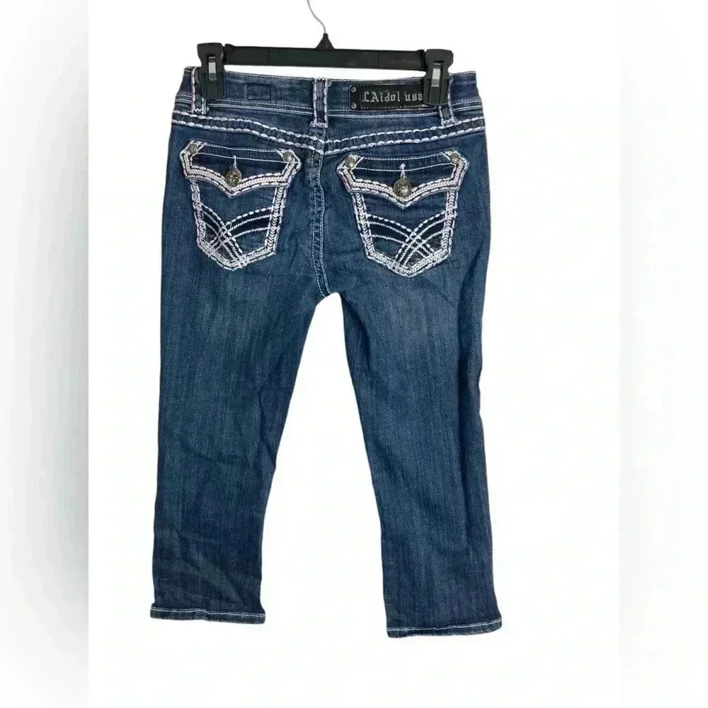 L.A.idol jeans USA capris‎ size 7 - Picture 7 of 8